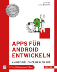Buchcover von Apps für Android entwickeln
